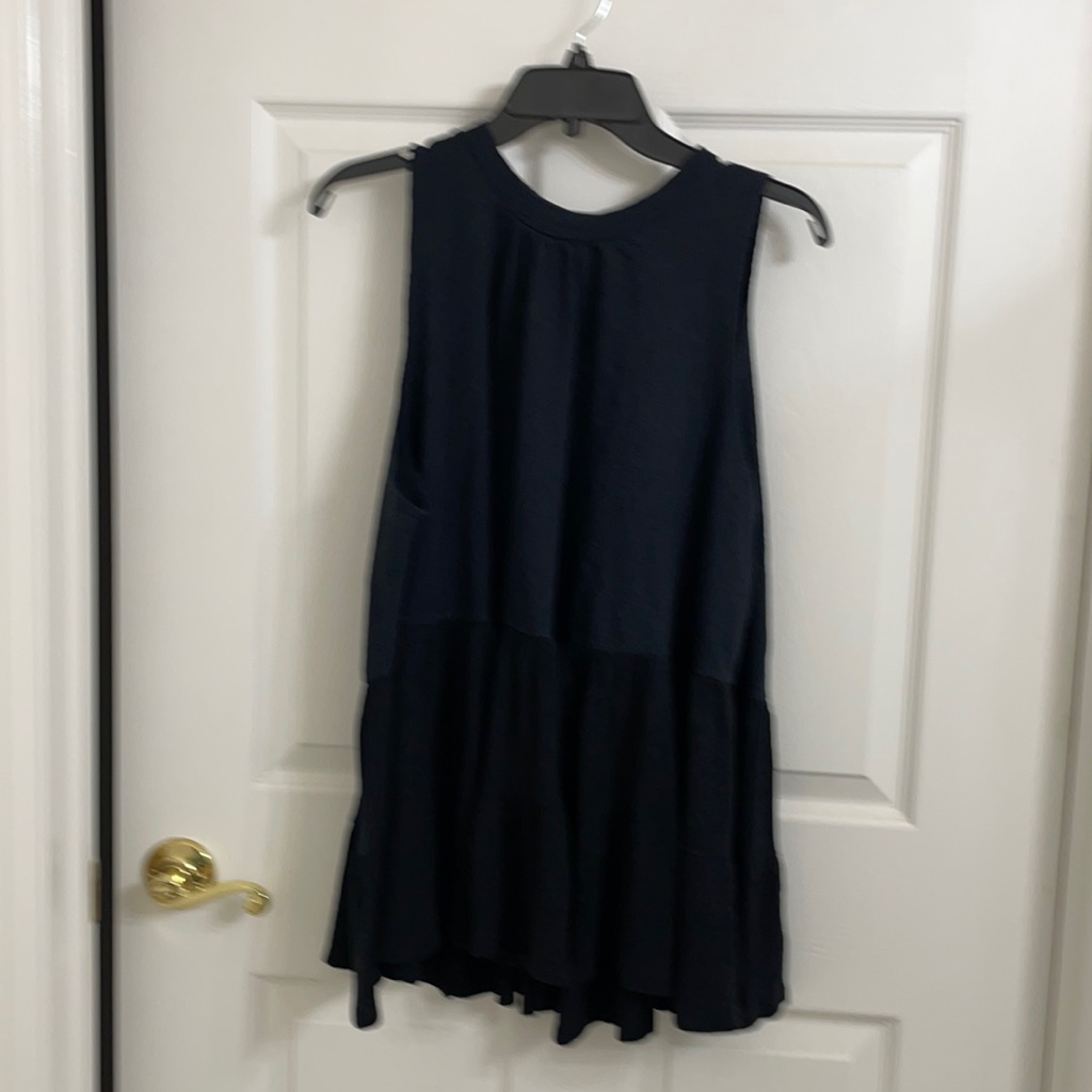 Free People Tie Back Tunic Top